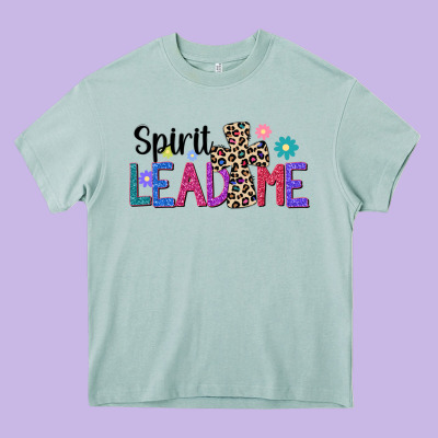 Spirit Lead Me Heavy Core Tee Designed By Jahusdesignshop