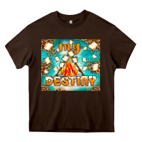 Chocolate Brown my destiny Heavy Core Tee - NancyCooperArtShop