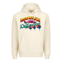 Tofu Normalize our differences Autism Premium Hoodie - FaDigitalArtStudio