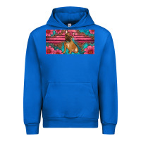 Cobalt french bulldog floral license plate Urban Hoodie - Artiststas
