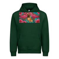 Forest Green french bulldog floral license plate Urban Hoodie - Artiststas