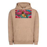 Pigment Burro french bulldog floral license plate Urban Hoodie - Artiststas