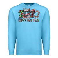 Ocean Blue 2023 Happy New Year Premium Sweatshirt - CowhideDigitalArt