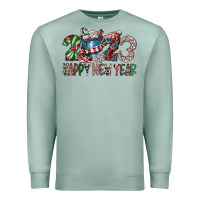 Seafoam 2023 Happy New Year Premium Sweatshirt - CowhideDigitalArt