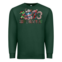 Sports Green 2023 Happy New Year Premium Sweatshirt - CowhideDigitalArt