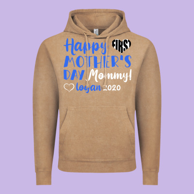 Happy First Mother's Day Mommy! Logan 2020 Vintage Hoodie Designed By Bettercallsaul