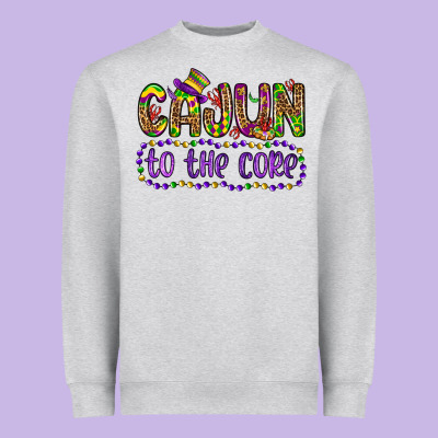 Cajun To The Core Heavyweight Sweatshirt Designed By Oliviacreatesart