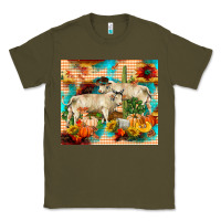 Army Green fall charolais bulls Classic Tee - RanaPortraitStore