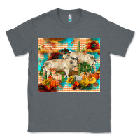 Charcoal Heather fall charolais bulls Classic Tee - RanaPortraitStore
