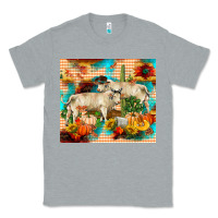 Heather Grey fall charolais bulls Classic Tee - RanaPortraitStore
