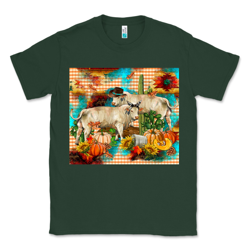 Fall Charolais Bulls Classic Tee by RanaPortraitStore | Teevron