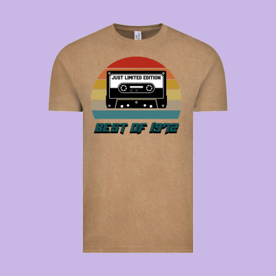 Birthday 1972 Vintage Tee Designed By Bettercallsaul