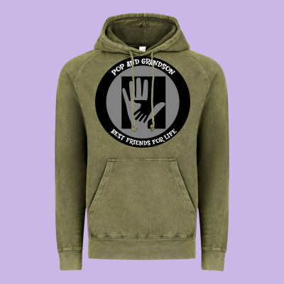 Pop Pop And Grandson Best Friends For Life Vintage Hoodie Designed By Bettercallsaul