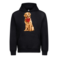 Black golden retriever Urban Hoodie - Artiststas