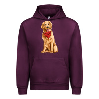 Mauve Wine golden retriever Urban Hoodie - Artiststas