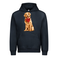 Navy golden retriever Urban Hoodie - Artiststas