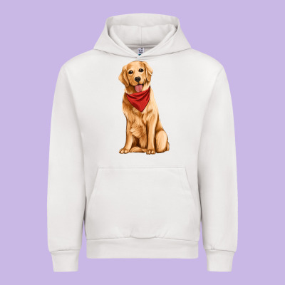 Golden Retriever Urban Hoodie Designed By Artiststas