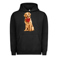 Pigment Black golden retriever Urban Hoodie - Artiststas