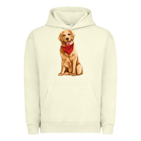 Pigment Pistachio golden retriever Urban Hoodie - Artiststas