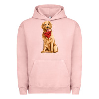 Pigment Salmon golden retriever Urban Hoodie - Artiststas