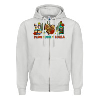 Peace Love Tequila Zipper Hoodie | Teevron