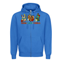 True Royal Peace Love Tequila Zipper Hoodie - BundleAndBundleShop