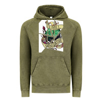 Vintage Olive ROLL INITIATIVE Vintage Hoodie - Bettercallsaul