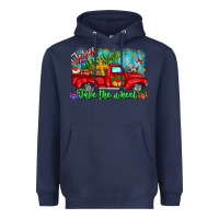 Navy jesus take the wheel Heavyweight Hoodie - CowhideDigitalArt