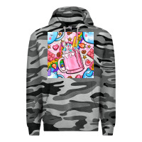 Unicorn Coffe Cup And Star With Rainbow Seamless Pattern Bbs Premium Hoodie | Teevron
