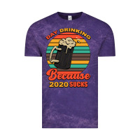 Cloud Purple Day drinking because 2020 sucks Vintage Tee - Bettercallsaul