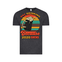 Vintage Black Day drinking because 2020 sucks Vintage Tee - Bettercallsaul