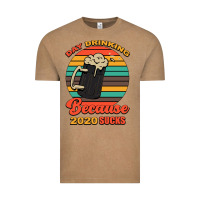 Vintage Coffee Day drinking because 2020 sucks Vintage Tee - Bettercallsaul