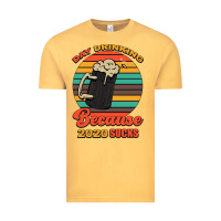 Vintage Mustard Day drinking because 2020 sucks Vintage Tee - Bettercallsaul