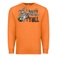 Carrot Happy Easter Y'all Premium Sweatshirt - CowhideDigitalArt