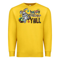 Lemon Happy Easter Y'all Premium Sweatshirt - CowhideDigitalArt