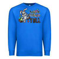 True Royal Happy Easter Y'all Premium Sweatshirt - CowhideDigitalArt