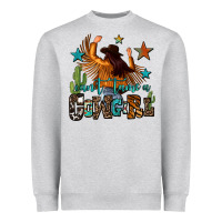 Heather Grey can't tame a cowgirl Heavyweight Sweatshirt - OliviaCreatesArt