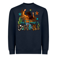 Navy can't tame a cowgirl Heavyweight Sweatshirt - OliviaCreatesArt