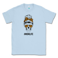 Dusty Blue Sunflower Mom Skull Classic Tee - Bettercallsaul