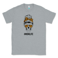 Heather Grey Sunflower Mom Skull Classic Tee - Bettercallsaul