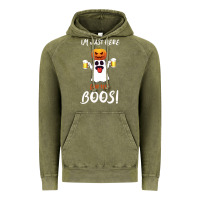 Vintage Olive I'm Just Here For The Boos Vintage Hoodie - Bettercallsaul