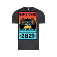 Vintage Black Game Over Class Of 2021 Vintage Tee - Bettercallsaul