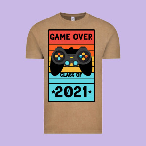Game Over Class Of 2021 Vintage Tee Designed By Bettercallsaul