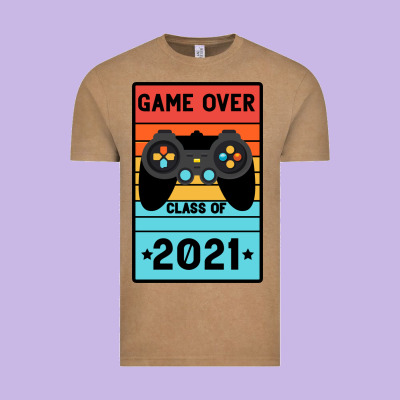 Game Over Class Of 2021 Vintage Tee Designed By Bettercallsaul
