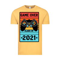 Vintage Mustard Game Over Class Of 2021 Vintage Tee - Bettercallsaul