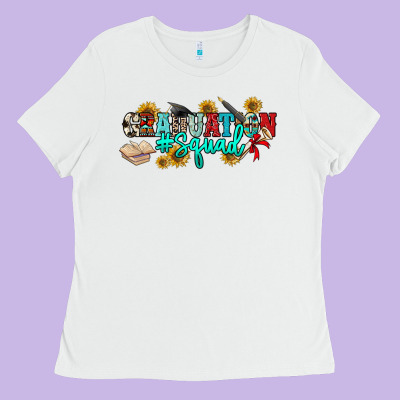 Graduation Squad Ladies Tee Designed By Nancycooperartshop