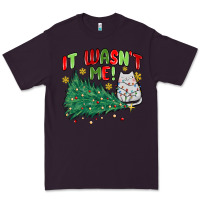 Plum it wasn't me! christmas cat Premium Tee - MaliasSmallBusiness