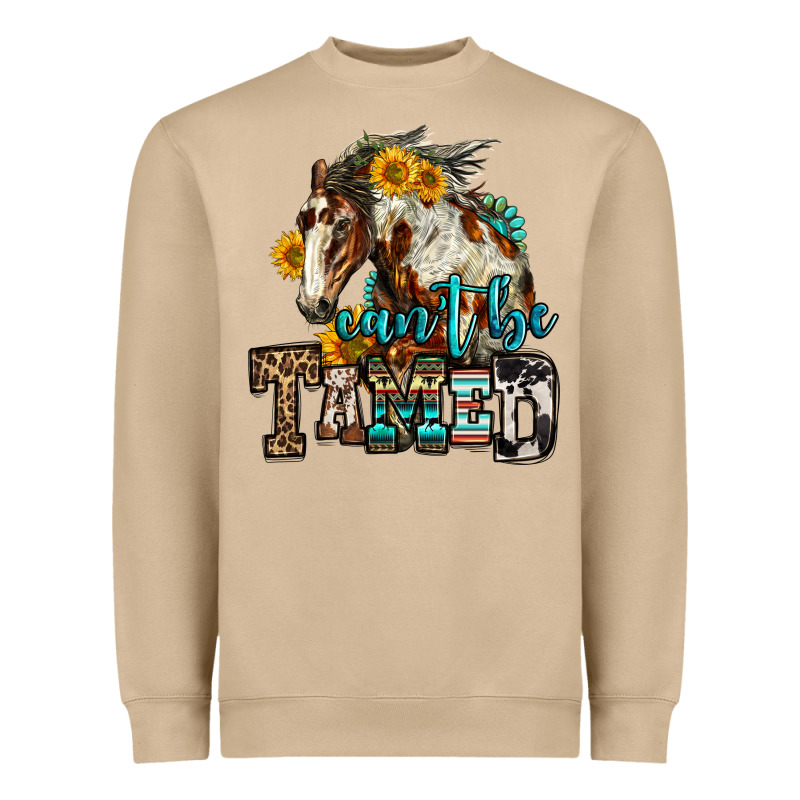 Can't Be Tamed Horse Heavyweight Sweatshirt by OliviaCreatesArt | Teevron