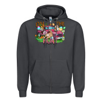 Smoke on the hunt truck Zipper Hoodie - FaDigitalArtStudio