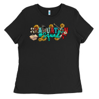 Black graduation squad Ladies Tee - NancyCooperArtShop